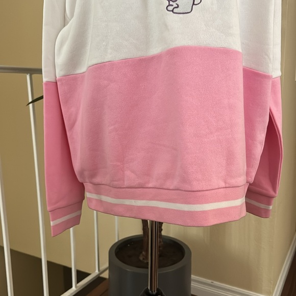 Sanrio My Melody Embroidered Panel Crewneck Sweater Boxlunch Exclusive L - Picture 5 of 12